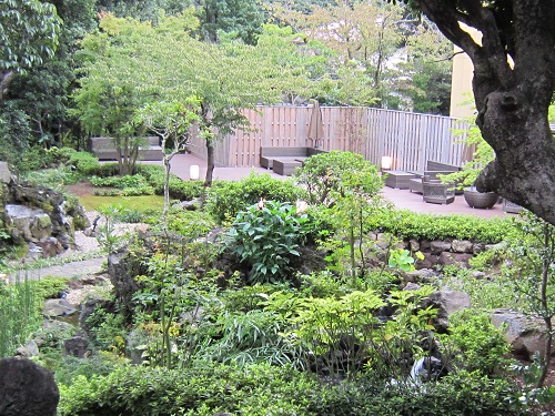 中庭の景色