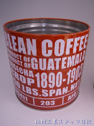 缶詰ブリキポットL（コーヒーＡ)　ＧＭ－２９３７　